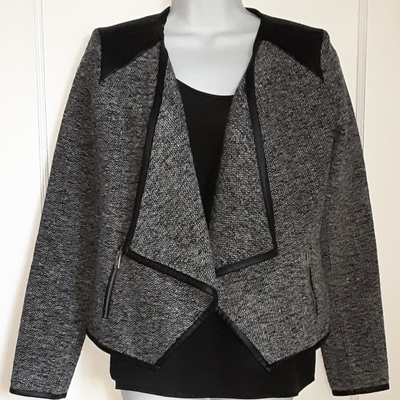 a.n.a Jackets & Blazers - a.n.a. tweed open front jacket